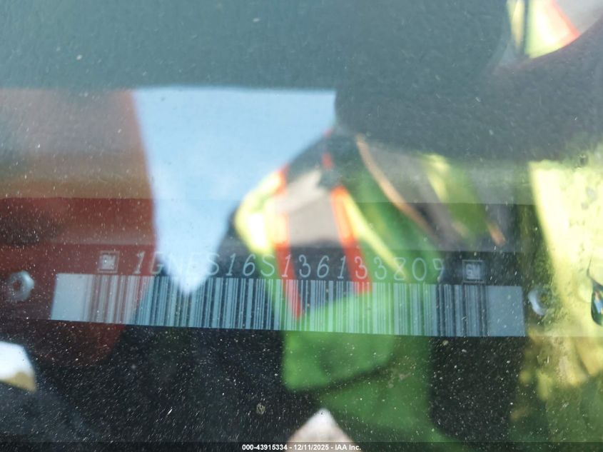 2003 Chevrolet Trailblazer Ext Lt VIN: 1GNES16S136133809 Lot: 43915334