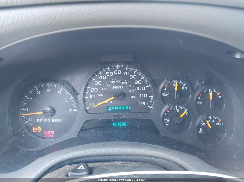 2003 Chevrolet Trailblazer Ext Lt VIN: 1GNES16S136133809 Lot: 43915334