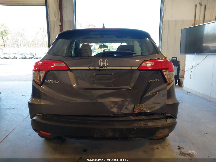2022 Honda Hr-V Awd Lx VIN: 3CZRU6H35NM754555 Lot: 43915397