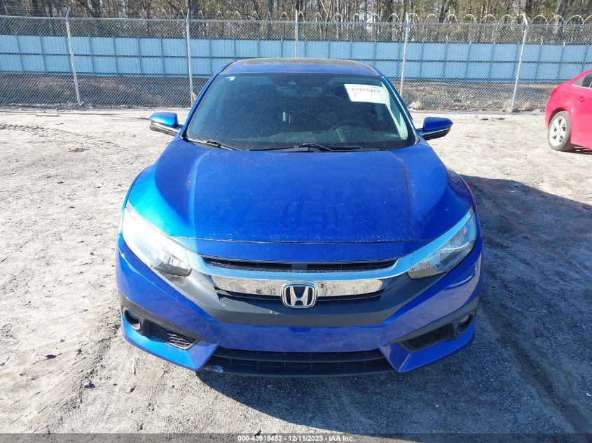 2017 Honda Civic Touring VIN: 19XFC1F9XHE211464 Lot: 43915452