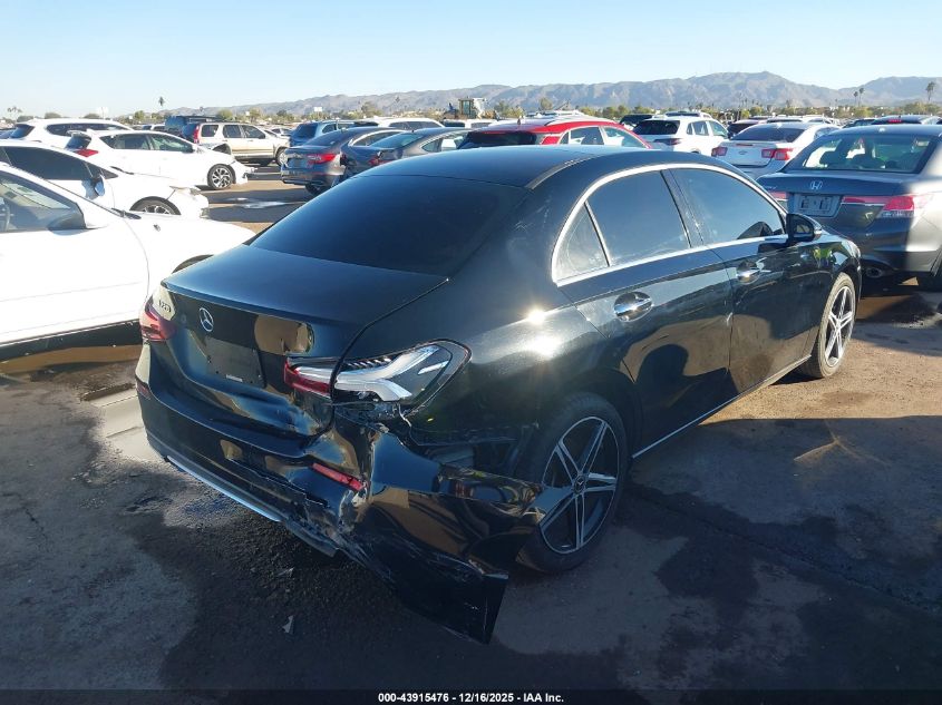 2019 Mercedes-Benz A 220 VIN: WDD3G4EB8KW018794 Lot: 43915476