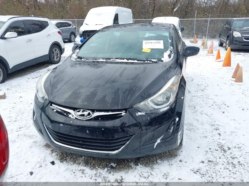 2014 Hyundai Elantra Se VIN: 5NPDH4AE9EH546673 Lot: 43915496