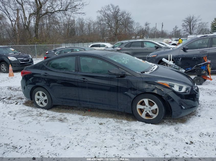 2014 Hyundai Elantra Se VIN: 5NPDH4AE9EH546673 Lot: 43915496