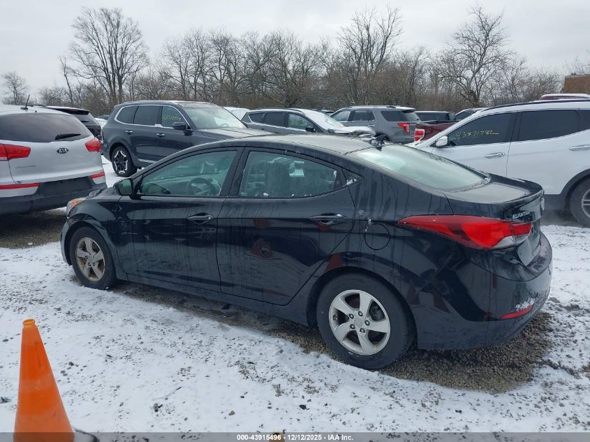 2014 Hyundai Elantra Se VIN: 5NPDH4AE9EH546673 Lot: 43915496