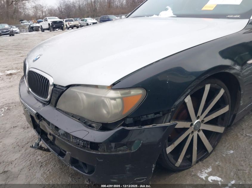 2007 BMW 750Li VIN: WBAHN83517DT75423 Lot: 43915505