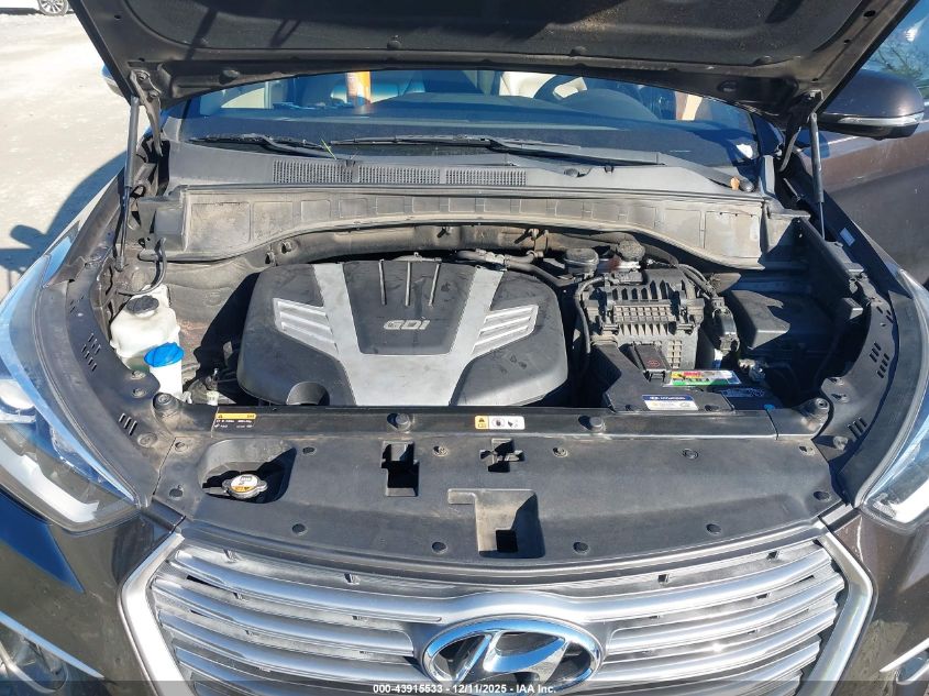 2017 Hyundai Santa Fe Se Ultimate VIN: KM8SR4HFXHU209566 Lot: 43915533