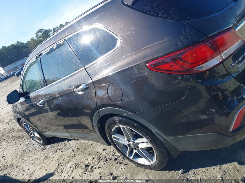 2017 Hyundai Santa Fe Se Ultimate VIN: KM8SR4HFXHU209566 Lot: 43915533