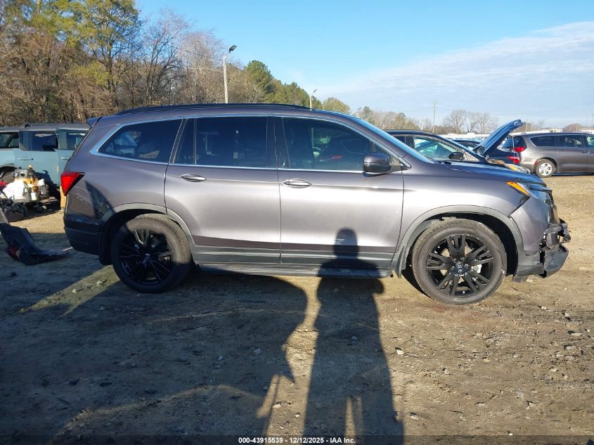 2021 Honda Pilot 2Wd Special Edition VIN: 5FNYF5H25MB023320 Lot: 43915539