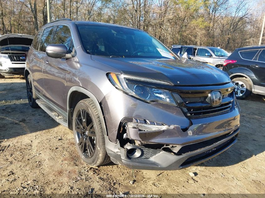 2021 Honda Pilot 2Wd Special Edition VIN: 5FNYF5H25MB023320 Lot: 43915539