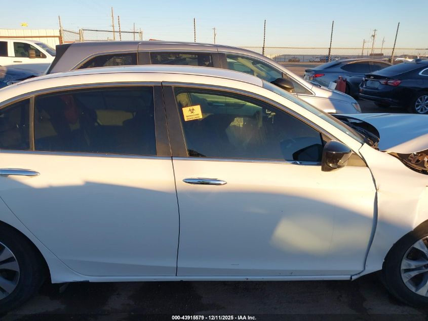 2013 Honda Accord Lx VIN: 1HGCR2F3XDA142339 Lot: 43915579