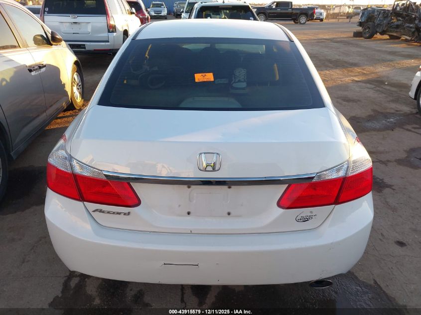 2013 Honda Accord Lx VIN: 1HGCR2F3XDA142339 Lot: 43915579