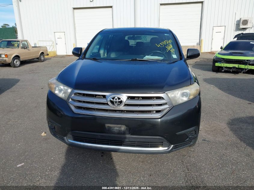 2013 Toyota Highlander VIN: 5TDZA3EH3DS044811 Lot: 43915601