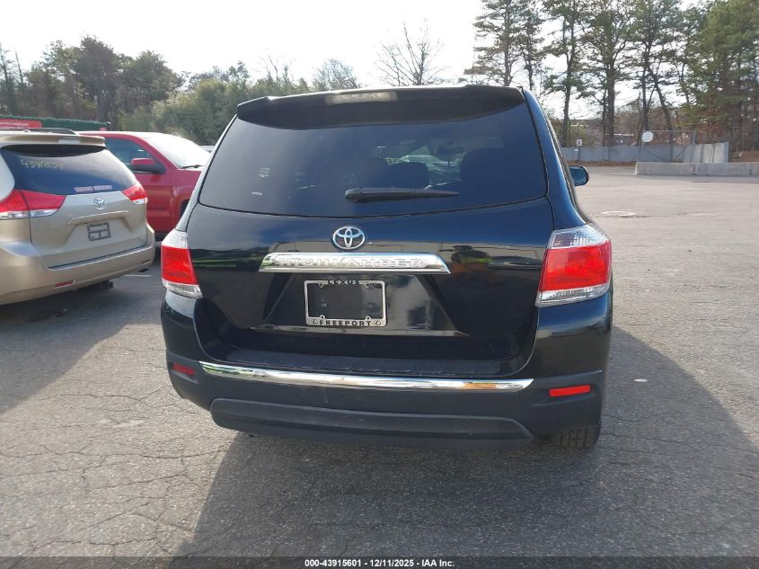 2013 Toyota Highlander VIN: 5TDZA3EH3DS044811 Lot: 43915601