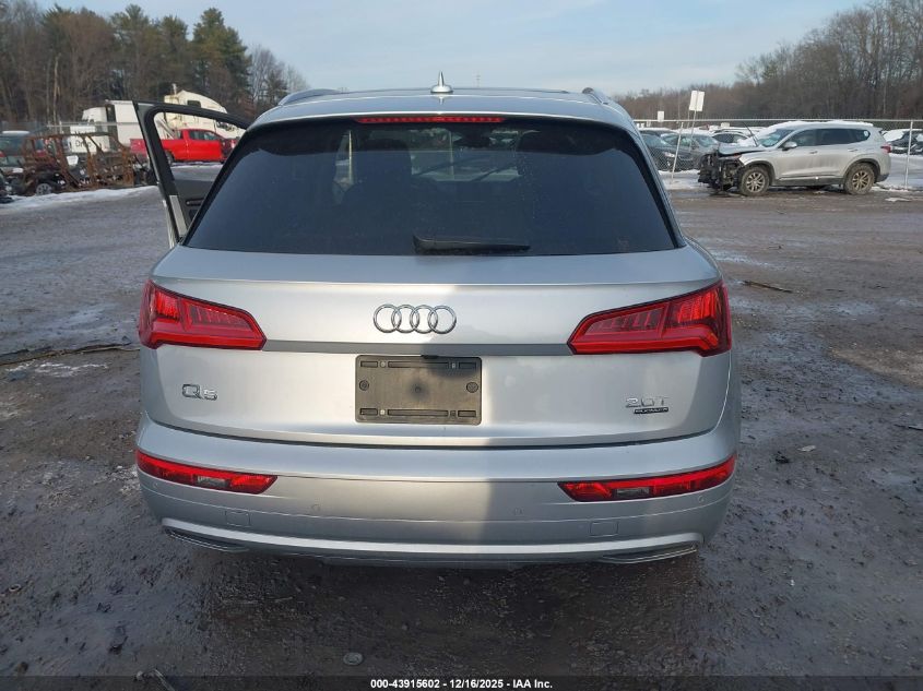 2018 Audi Q5 2.0T Premium/2.0T Tech Premium VIN: WA1BNAFY2J2228885 Lot: 43915602