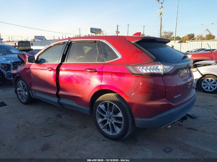 2016 Ford Edge Titanium VIN: 2FMPK3K89GBC36549 Lot: 43915626
