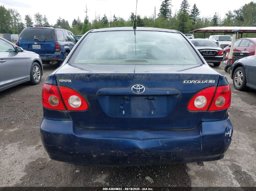 2006 Toyota Corolla Le VIN: 1NXBR32E86Z575291 Lot: 43915632