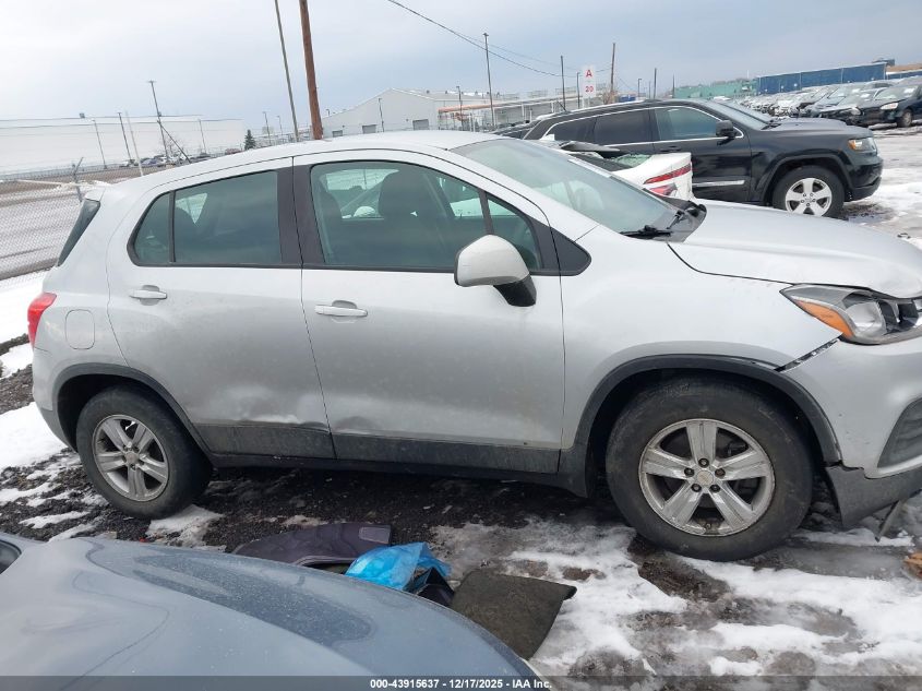 2020 Chevrolet Trax Fwd Ls VIN: KL7CJKSB9LB334098 Lot: 43915637