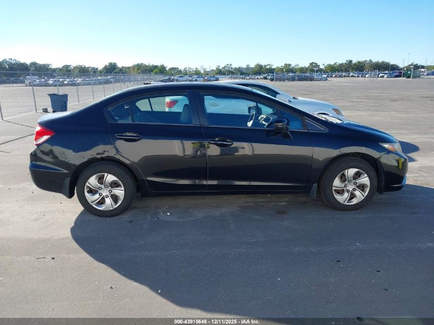 2014 Honda Civic Lx VIN: 19XFB2F57EE014625 Lot: 43915646