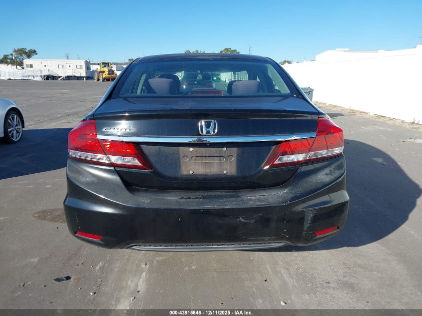 2014 Honda Civic Lx VIN: 19XFB2F57EE014625 Lot: 43915646