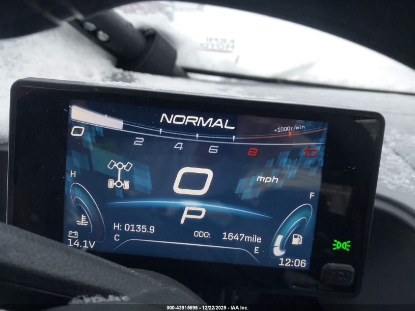 2022 Cf Moto Zforce VIN: LCELV1ZR9N6000394 Lot: 43915696