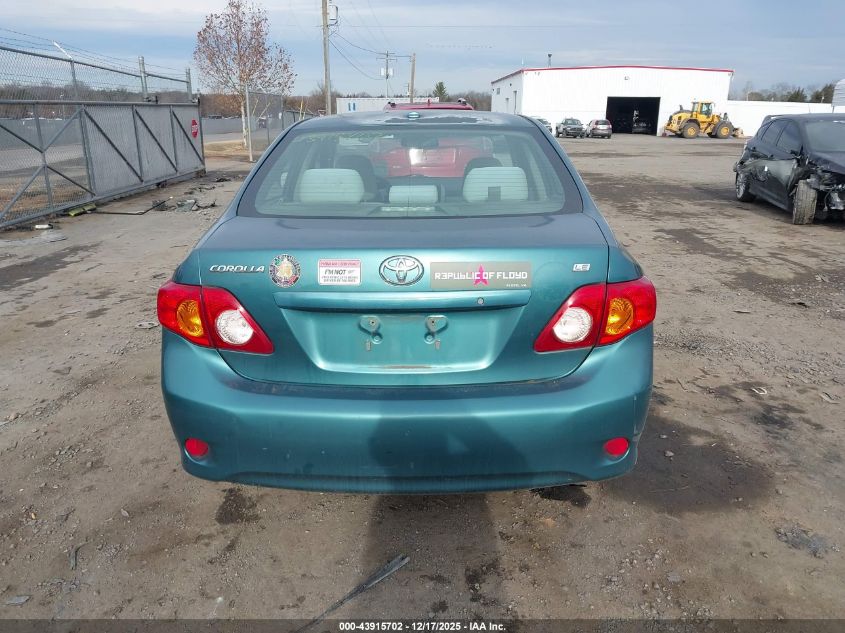 2010 Toyota Corolla Le VIN: 1NXBU4EE5AZ271182 Lot: 43915702