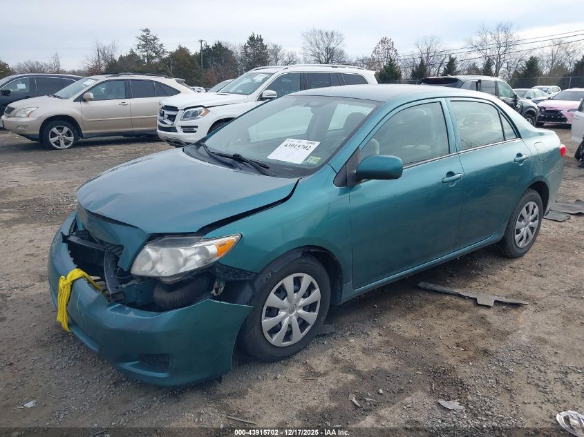 2010 Toyota Corolla Le VIN: 1NXBU4EE5AZ271182 Lot: 43915702