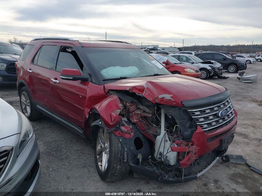2017 Ford Explorer Limited VIN: 1FM5K7F85HGD98939 Lot: 43915707