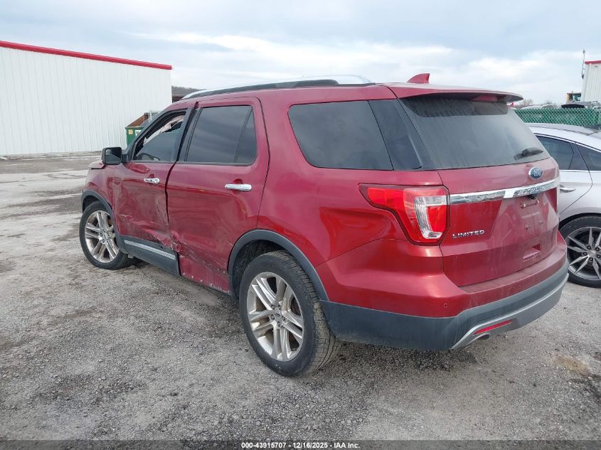 2017 Ford Explorer Limited VIN: 1FM5K7F85HGD98939 Lot: 43915707