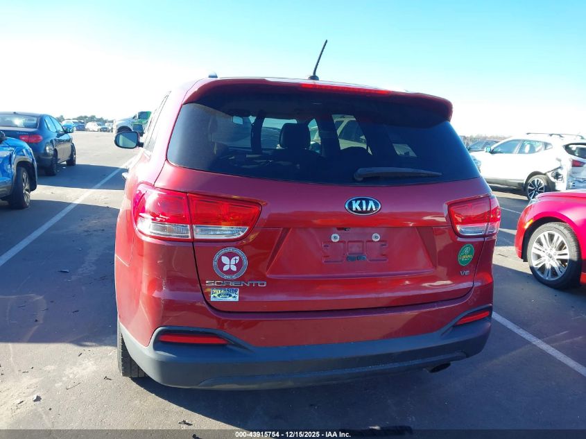 2017 Kia Sorento 3.3L Lx VIN: 5XYPGDA59HG189149 Lot: 43915754