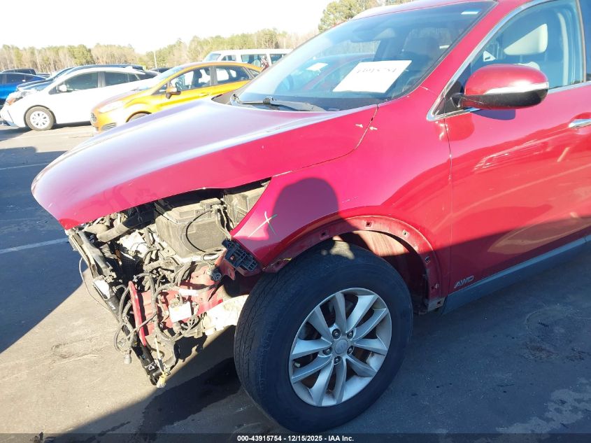 2017 Kia Sorento 3.3L Lx VIN: 5XYPGDA59HG189149 Lot: 43915754