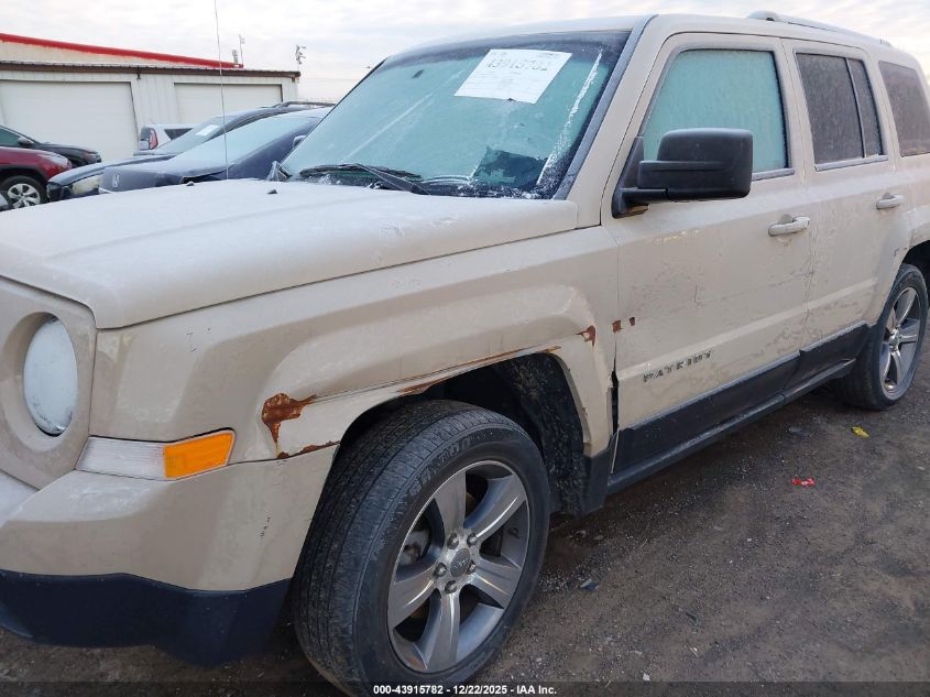 2017 Jeep Patriot High Altitude Fwd VIN: 1C4NJPFAXHD187733 Lot: 43915782