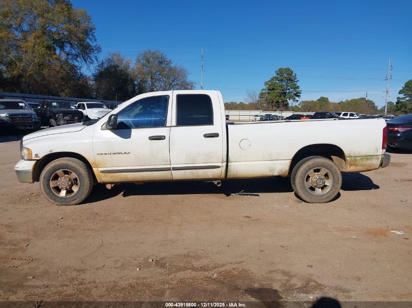2005 Dodge Ram 2500 Slt/Laramie VIN: 3D7KR28C25G757872 Lot: 43915800