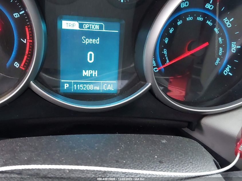 2013 Chevrolet Cruze Ls Auto VIN: 1G1PA5SH4D7322304 Lot: 43915806