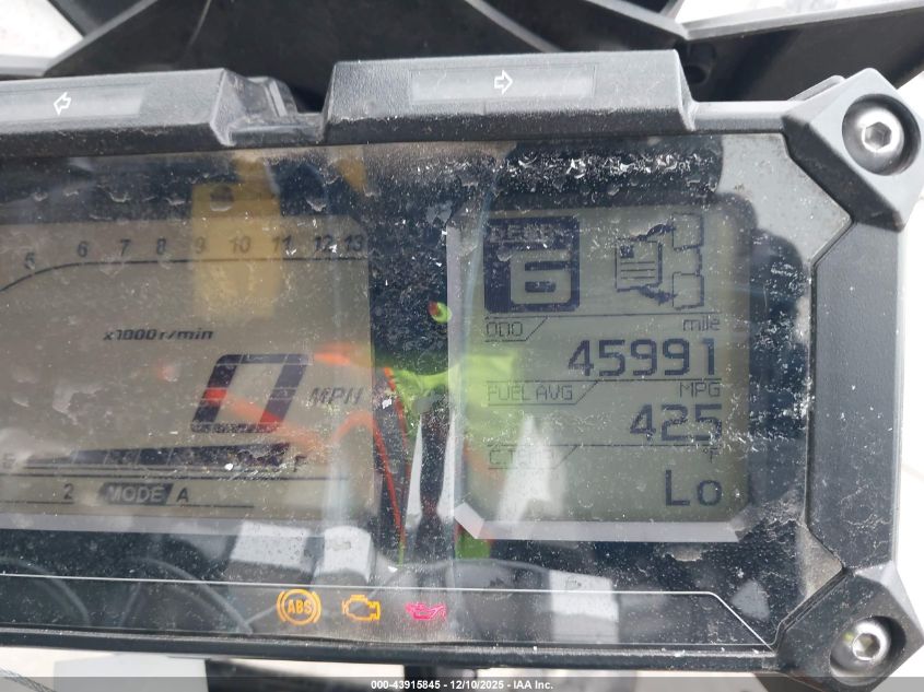 2017 Yamaha Fj09 C VIN: JYARN37Y6HA001130 Lot: 43915845