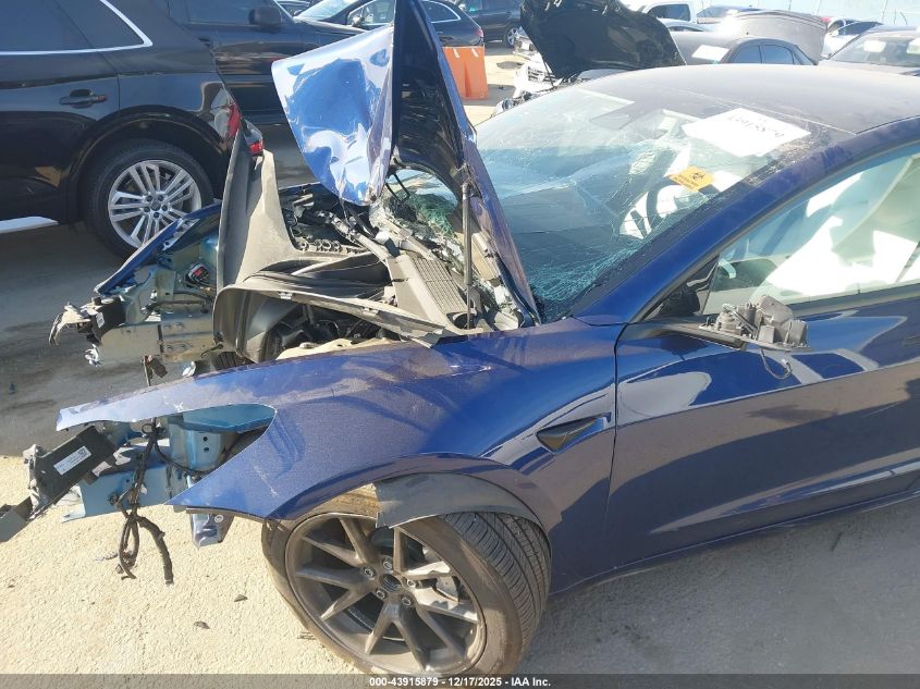 2023 Tesla Model 3 Rear-Wheel Drive VIN: 5YJ3E1EA2PF675303 Lot: 43915879