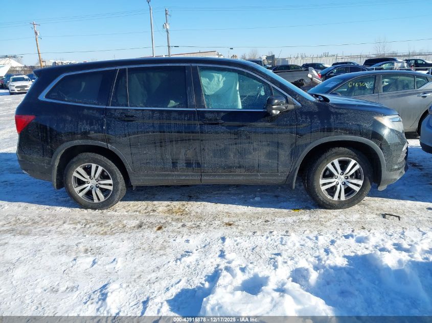 2017 Honda Pilot Ex-L VIN: 5FNYF6H55HB045324 Lot: 43915878