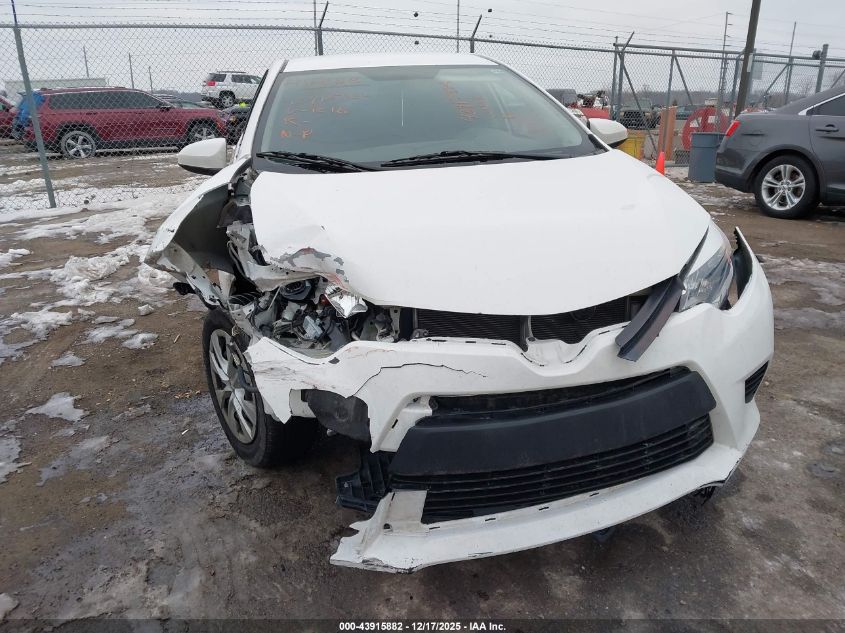 2016 Toyota Corolla L VIN: 5YFBURHEXGP541218 Lot: 43915882