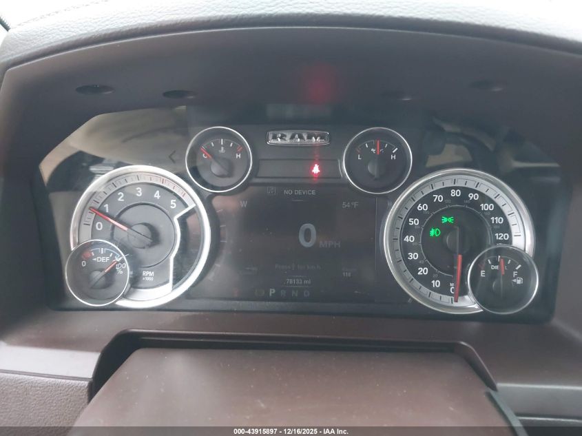 2016 Ram 2500 Laramie VIN: 3C6UR5FL2GG297730 Lot: 43915897