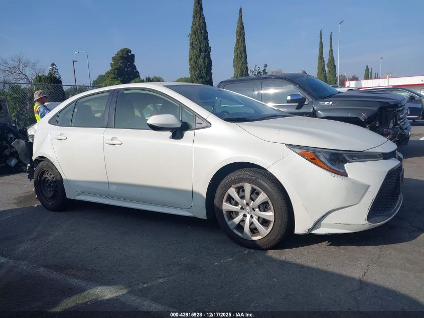 2021 Toyota Corolla Le VIN: JTDEPMAE0MJ176694 Lot: 43915928