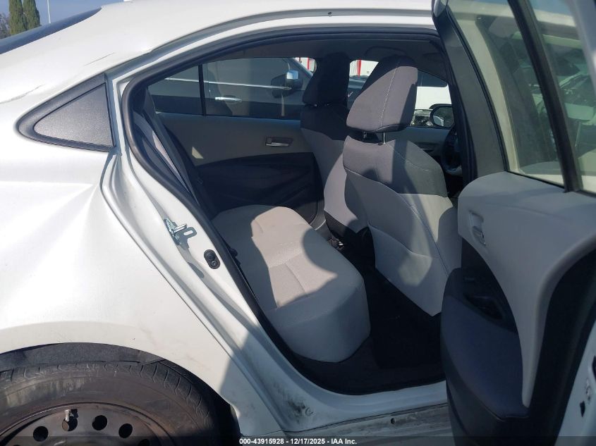 2021 Toyota Corolla Le VIN: JTDEPMAE0MJ176694 Lot: 43915928