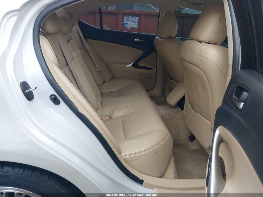 2006 Lexus Is 250 VIN: JTHBK262465006806 Lot: 43915955