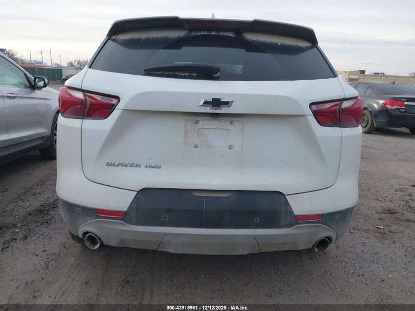 2022 Chevrolet Blazer Awd 3Lt VIN: 3GNKBJRS1NS222938 Lot: 43915961