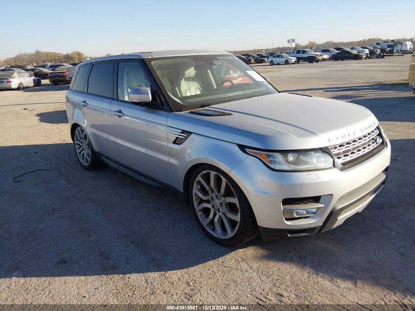LAND ROVER RANGE ROVER SPORT 3.0L V6 SUPERCHARGED HSE