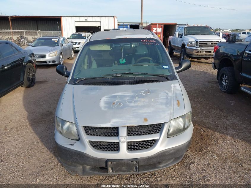 2003 Dodge Caravan Se VIN: 1D4GP25343B241600 Lot: 43916002