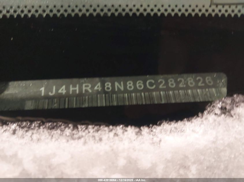 2006 Jeep Grand Cherokee Laredo VIN: 1J4HR48N86C282826 Lot: 43916064
