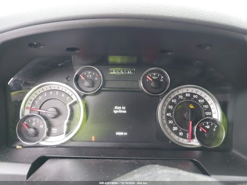 2019 Ram 1500 Classic Big Horn 4X4 6'4 Box VIN: 1C6RR7TT3KS606273 Lot: 43916068