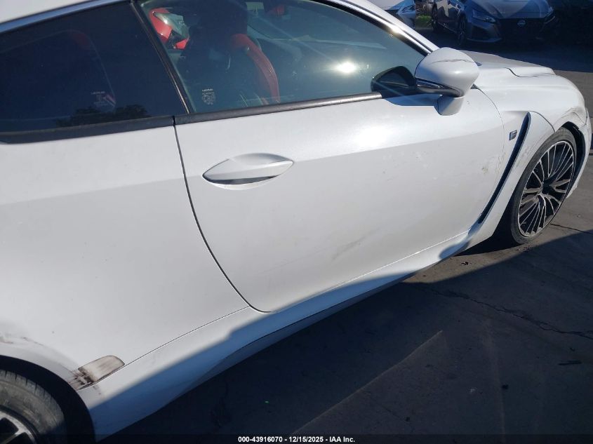 2015 Lexus Rc F VIN: JTHHP5BC5F5001318 Lot: 43916070