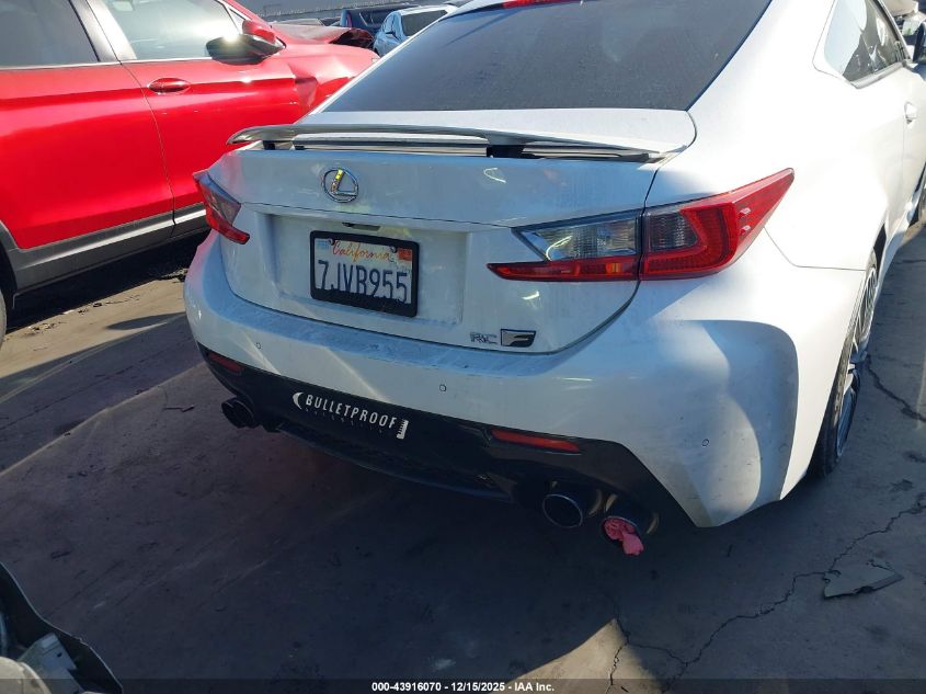 2015 Lexus Rc F VIN: JTHHP5BC5F5001318 Lot: 43916070