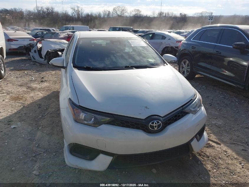 2017 Toyota Corolla Im VIN: JTNKARJE0HJ533262 Lot: 43916092
