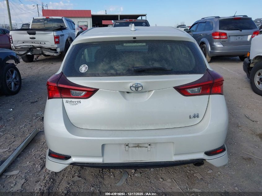 2017 Toyota Corolla Im VIN: JTNKARJE0HJ533262 Lot: 43916092